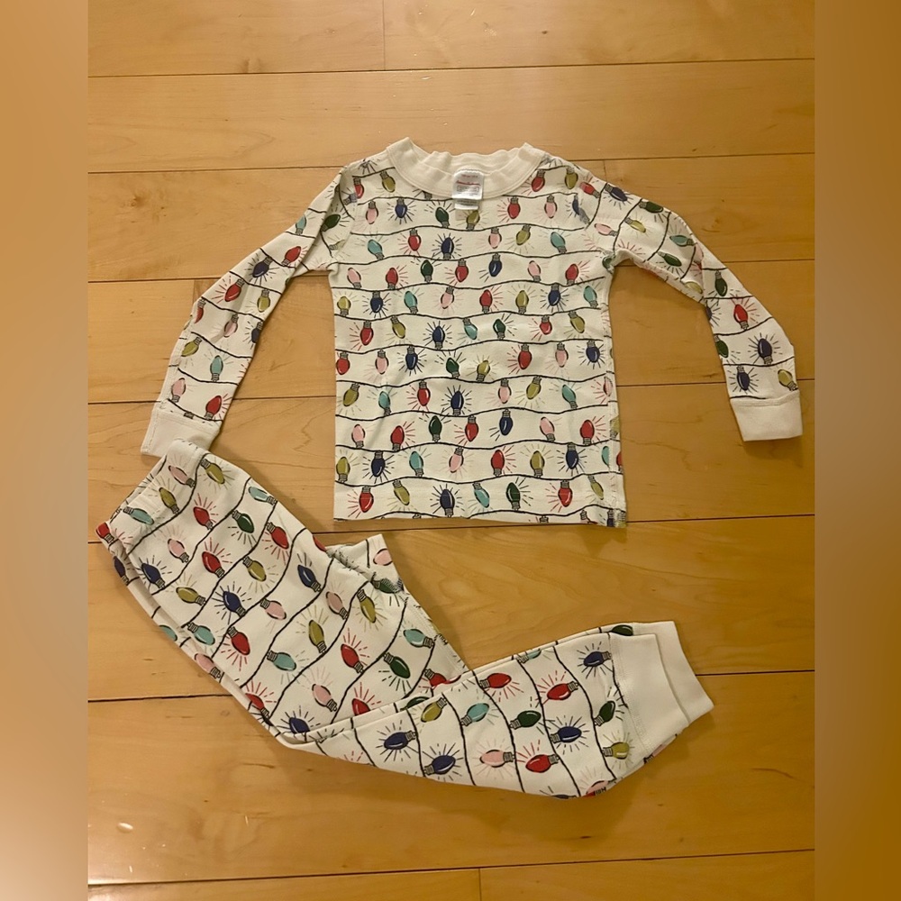 Hanna Andersson Festive Lights Kids Pajama Set